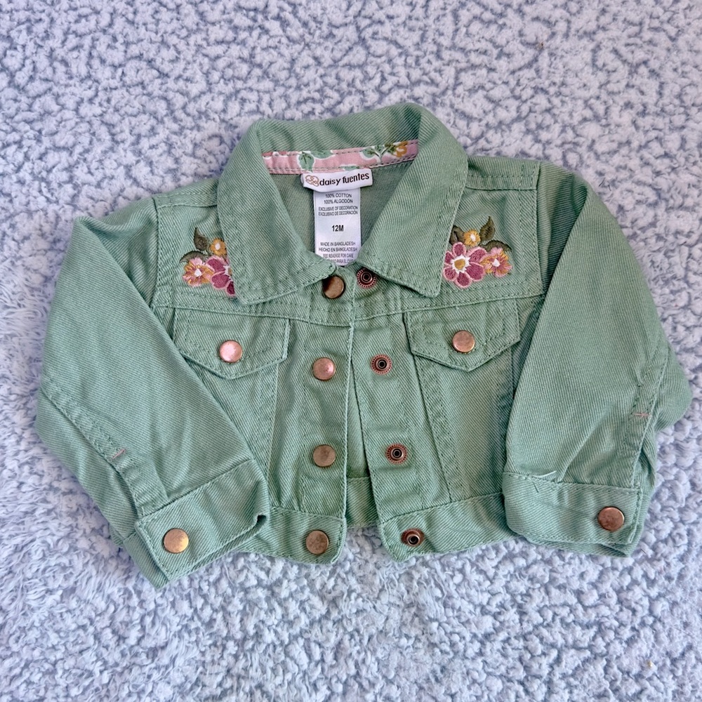 Infants girls jean jacket